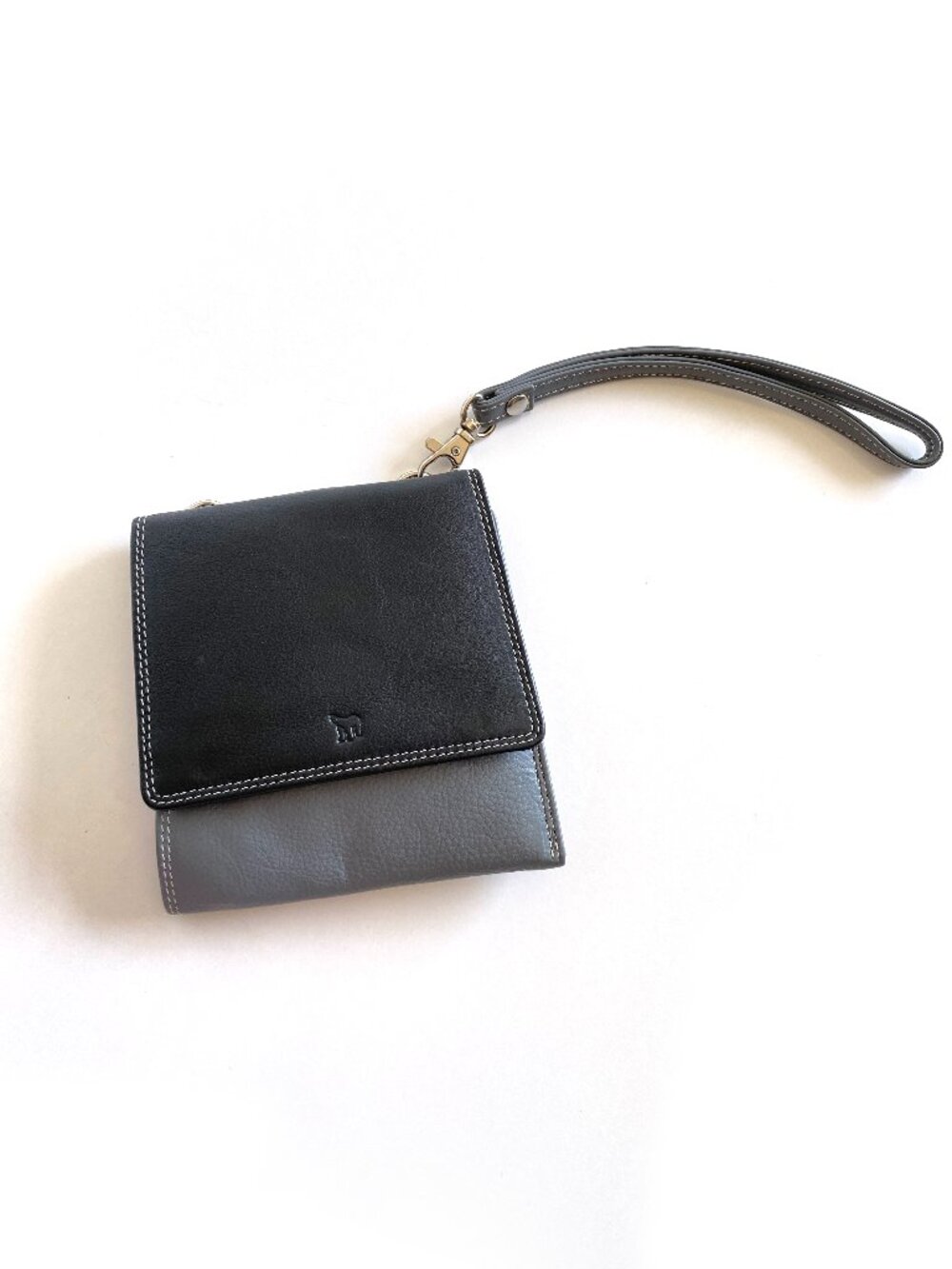 Milo Premium Genuine Leather Flap Wristlet Wallet